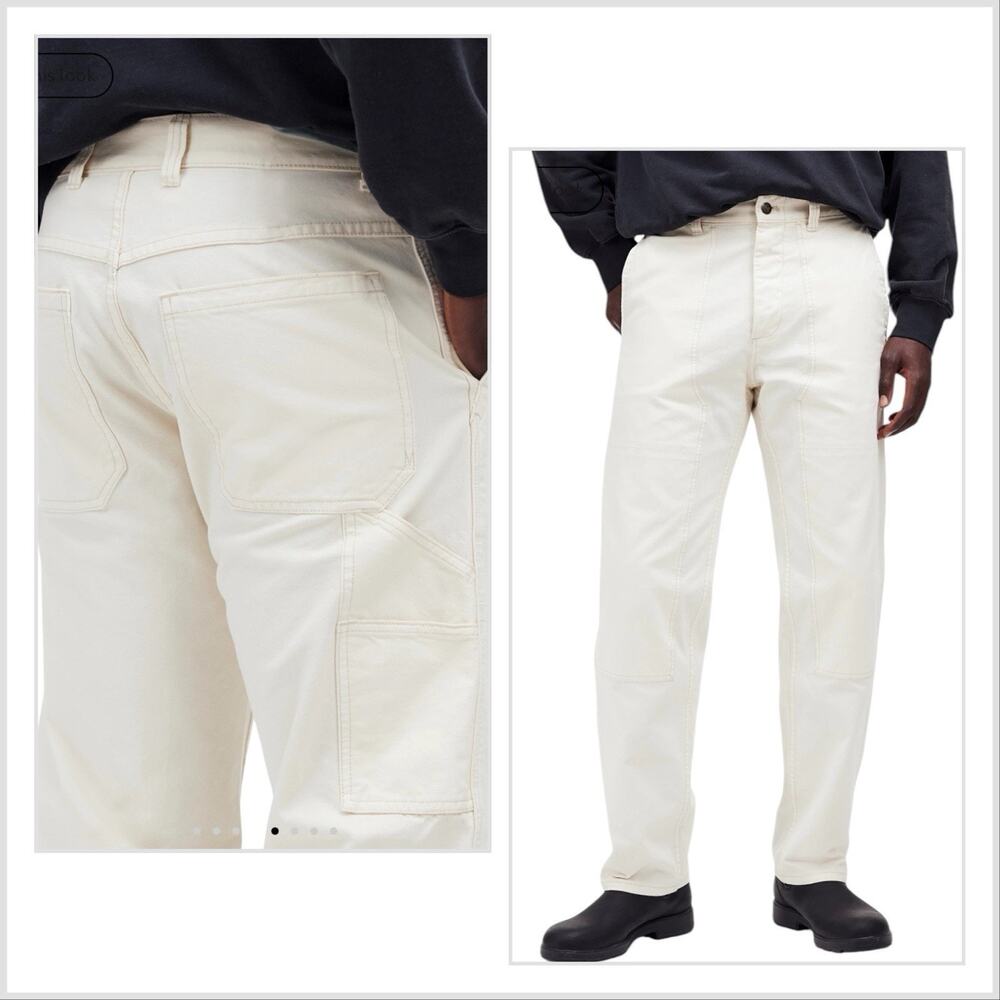 Madewell Pants Mens 35x30 Beige Relaxed Straight Workwear Double Knee Utility